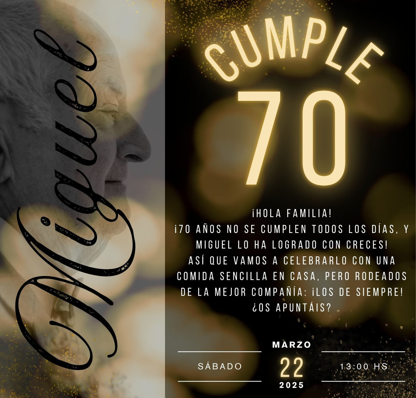 Invitación de Cumpleaños
