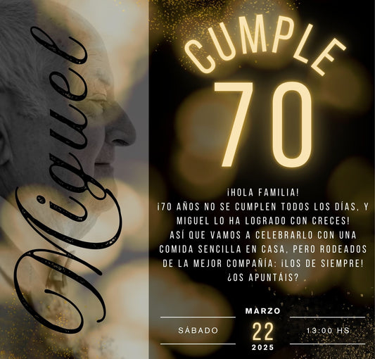 Invitación de Cumpleaños